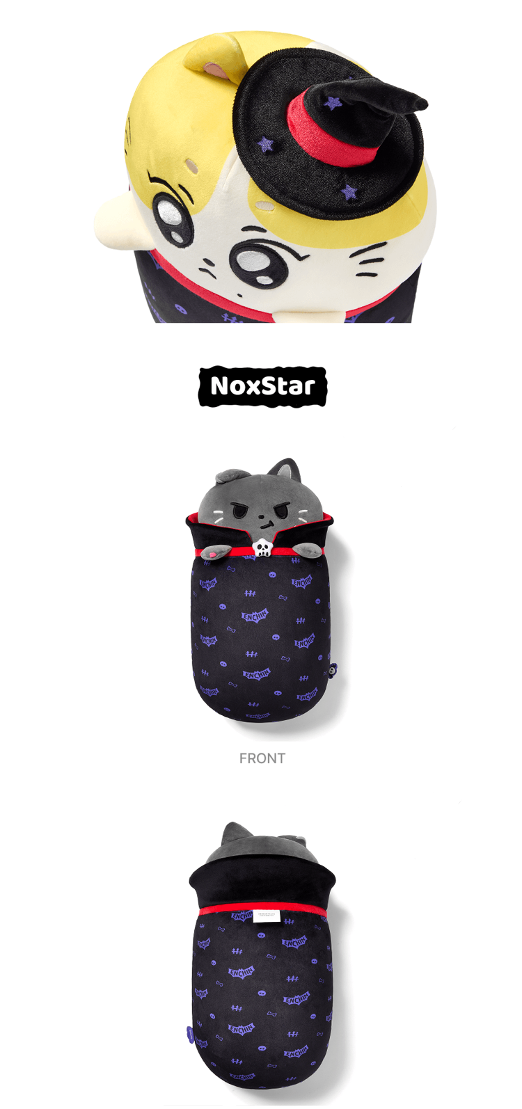 [PREORDER] [SHIPS IN NOV-DEC] ENHYPEN - 'SPOOKY ENCHIN' OFFICIAL MD - PLUSH PILLOW (Member Choice)