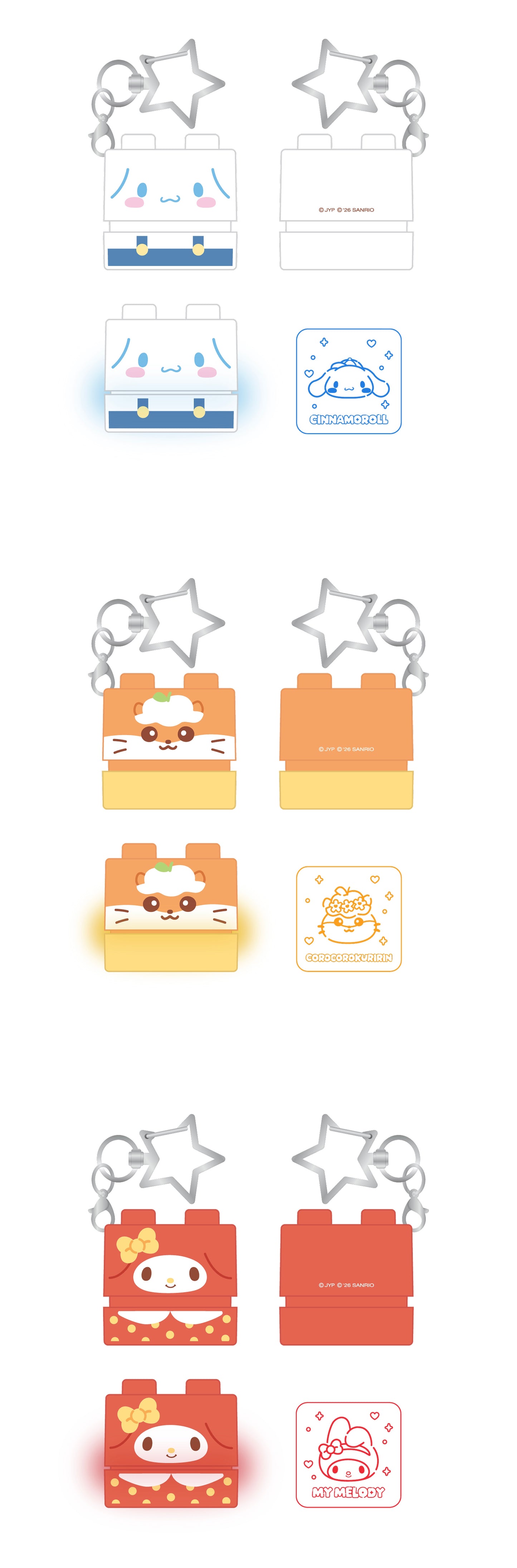 [PREORDER] [SHIPS IN NOV-DEC] Stray Kids - [2026 SKZOO X SANRIO CHARACTERS OFFICIAL MD] SECRET BLOCK STAMP (RANDOM)