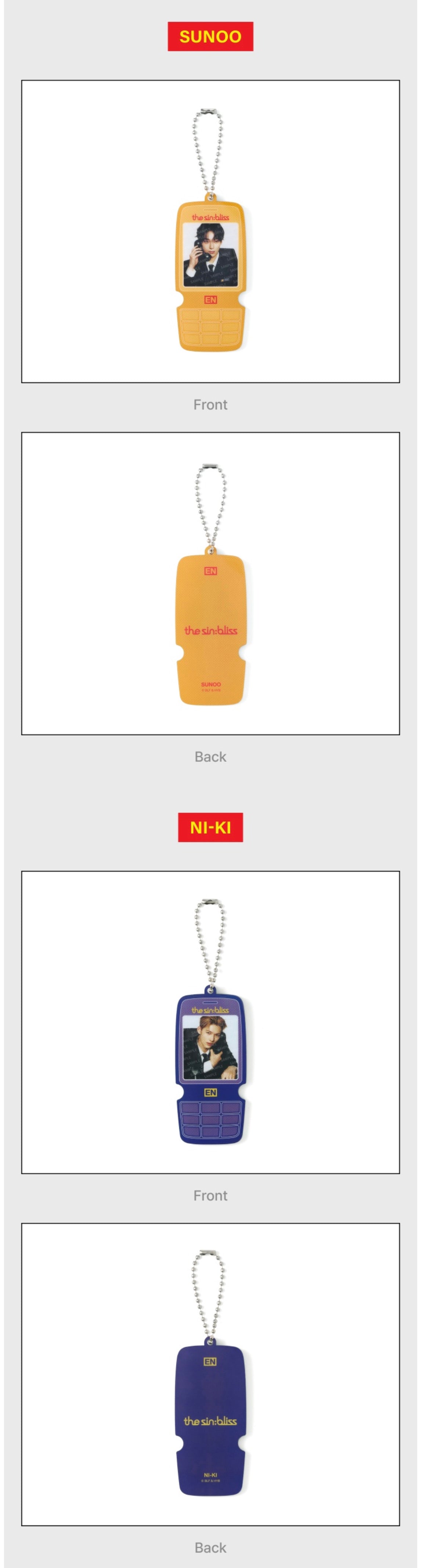 [PREORDER] [SHIPS IN OCT-NOV] ENHYPEN - THE SIN : BLISS POP UP OFFICIAL MD LUCKY DRAW (EARPHONE WINDER) (Random)