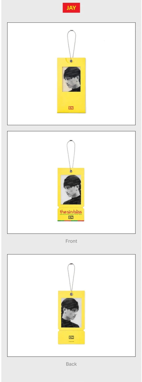 [PREORDER] [SHIPS IN OCT-NOV] ENHYPEN - THE SIN : BLISS POP UP OFFICIAL MD FILM PHOTO KEYRING (Member Choice)