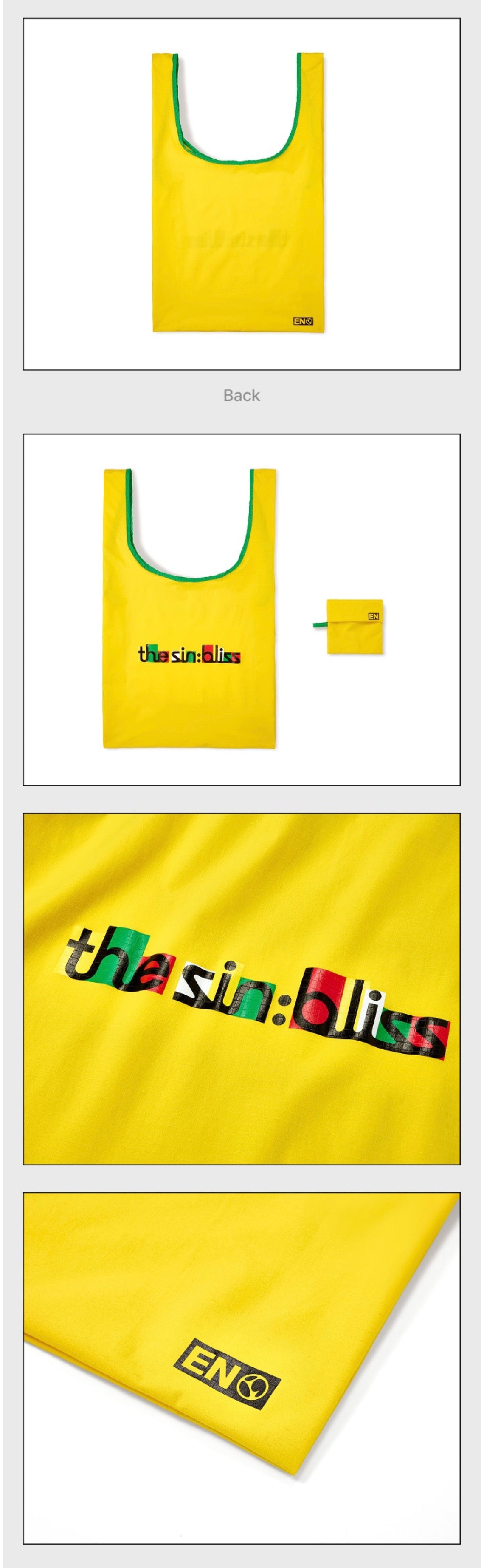 [PREORDER] [SHIPS IN OCT-NOV] ENHYPEN - THE SIN : BLISS POP UP OFFICIAL MD FOLDABLE BAG (Ver. Choice)