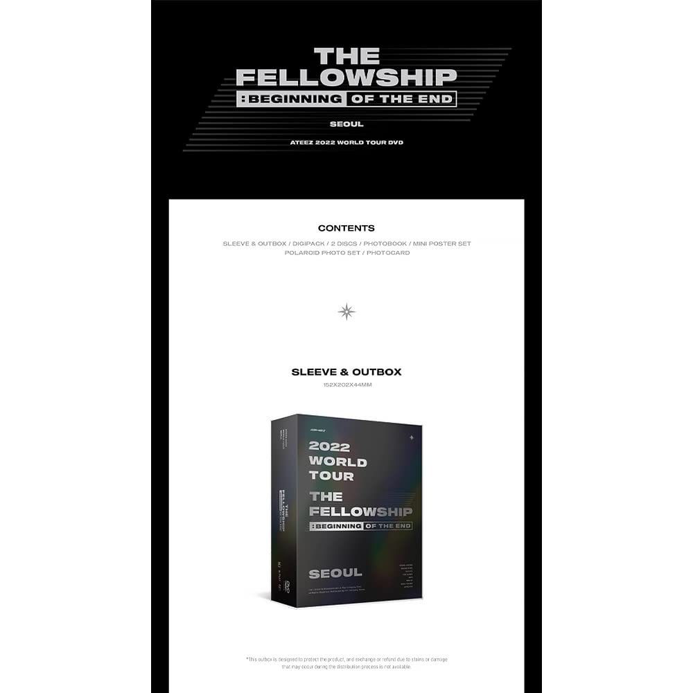 [ON DEMAND] ATEEZ - World Tour 'The Fellowship: Beginning of the End' in Seoul DVD