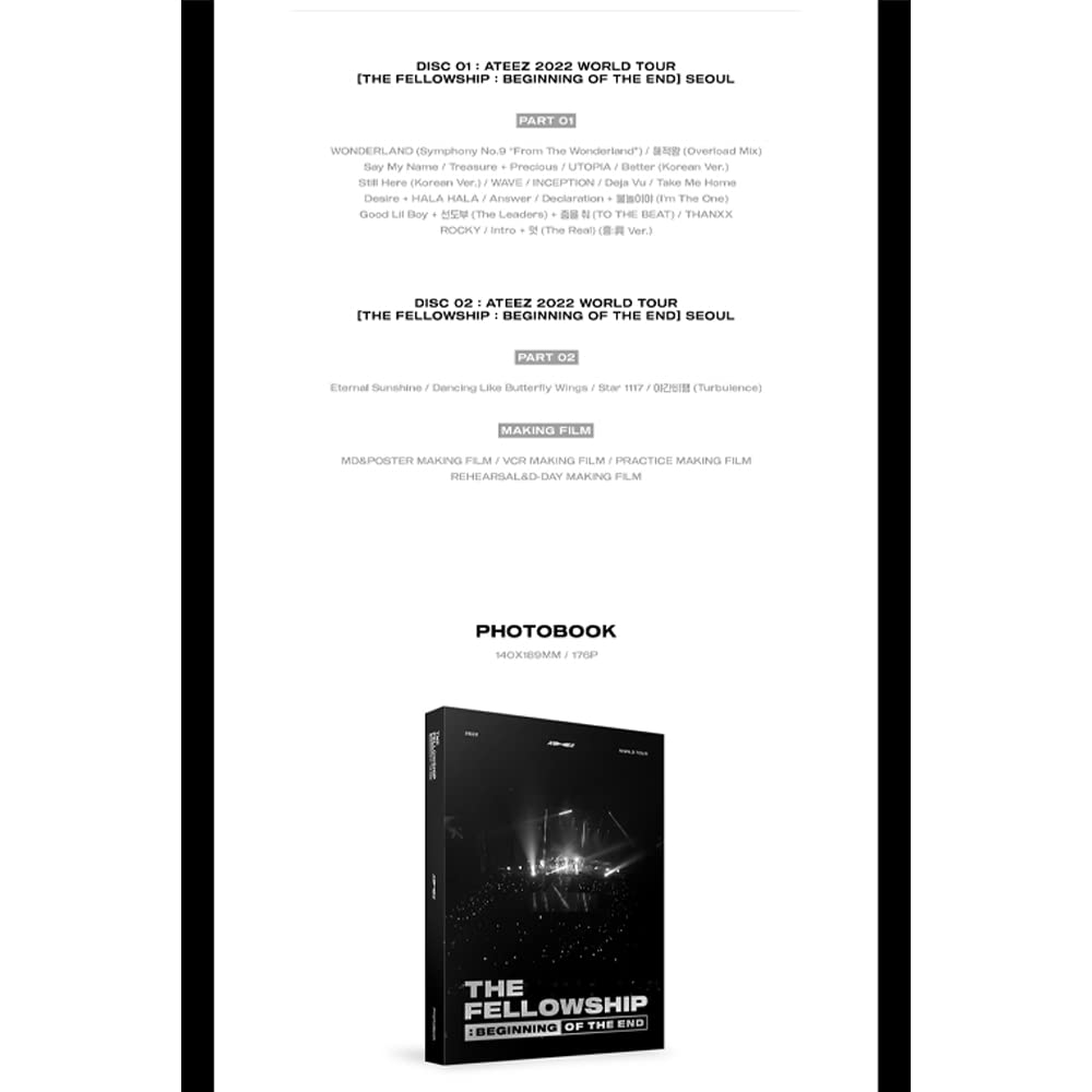 [ON DEMAND] ATEEZ - World Tour 'The Fellowship: Beginning of the End' in Seoul DVD