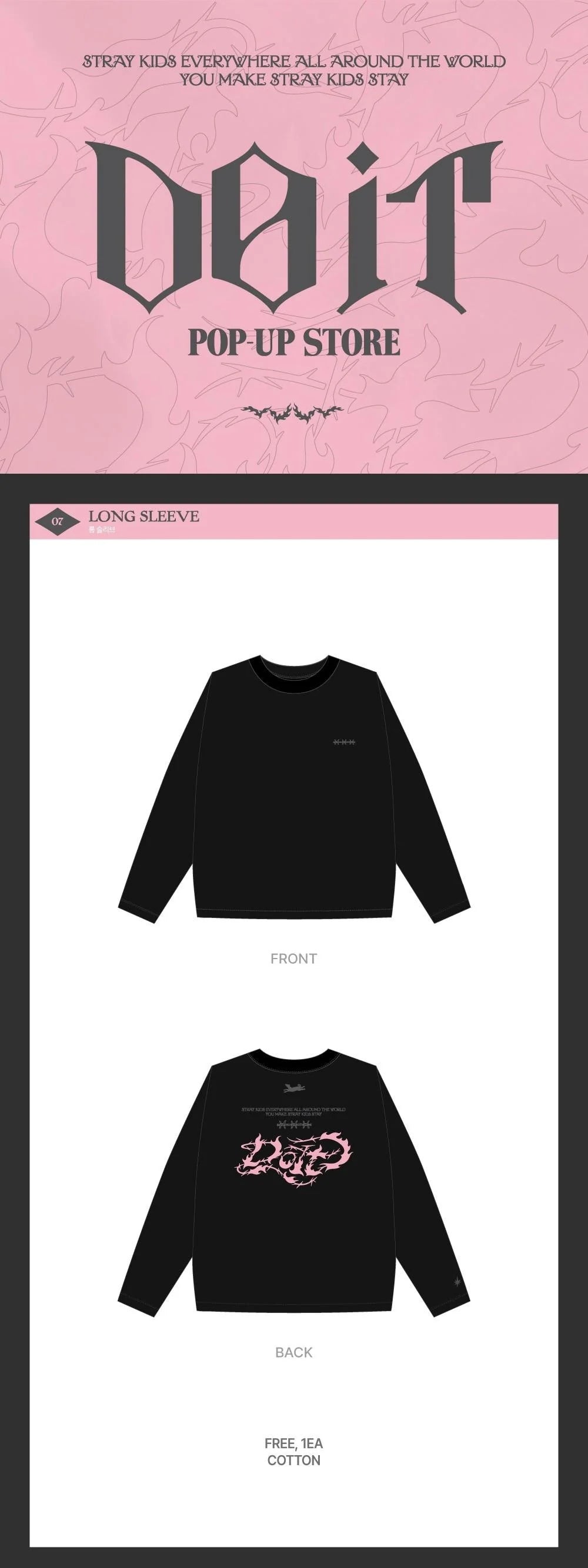 Stray Kids [DO IT POP-UP STORE] Long Sleeve