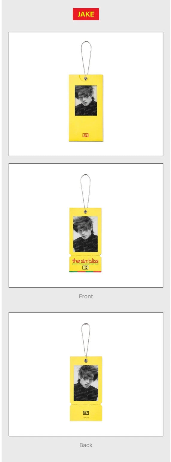 [PREORDER] [SHIPS IN OCT-NOV] ENHYPEN - THE SIN : BLISS POP UP OFFICIAL MD FILM PHOTO KEYRING (Member Choice)