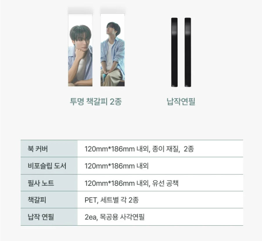 [PREORDER] [SHIPS IN SEPT-OCT] ATEEZ SEONGHWA - BEFORE SLEEP POEM BOOK SET (Version Choice)