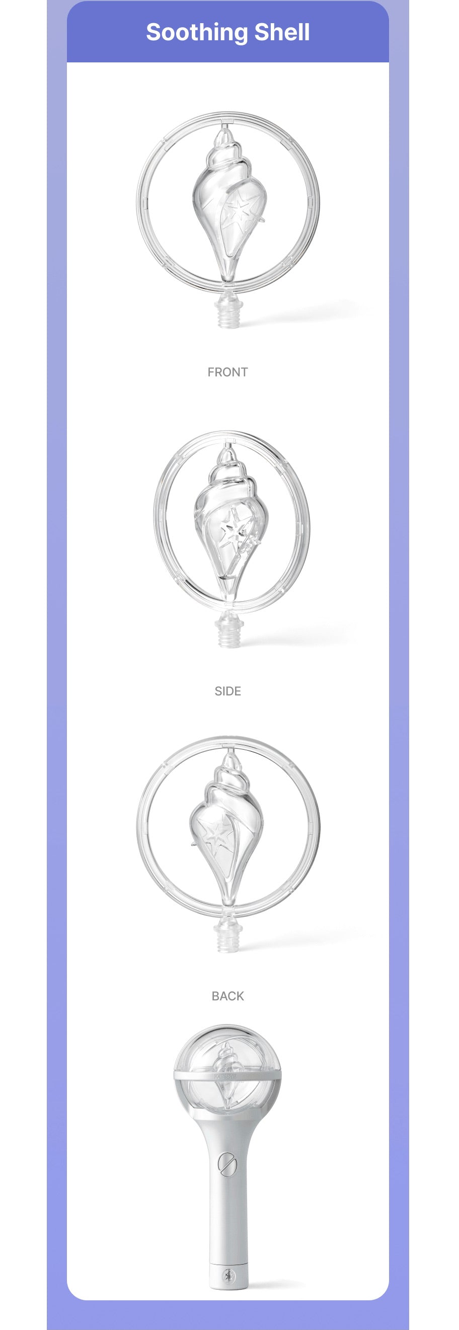 [ON BACK-ORDER] [SHIPS IN 2-3 WEEKS] KATSEYE - OFFICIAL LIGHT STICK DREAM CHARM (Version Choice)