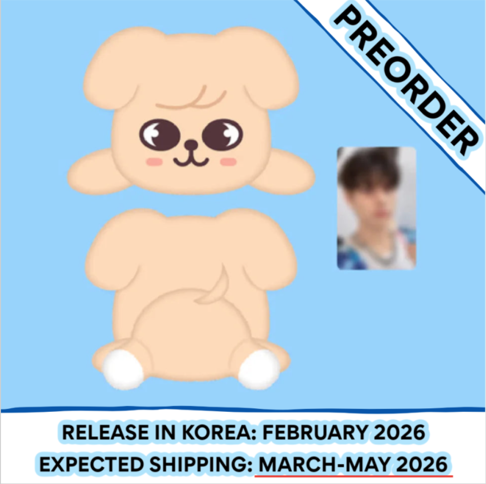 [PREORDER] Stray Kids [dominATE : celebrATE] PuppyM Plush Lying Ver. by Seungmin
