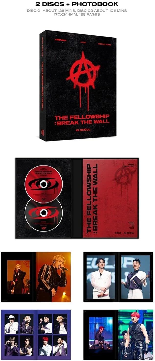 [ON DEMAND] ATEEZ - World Tour 'The Fellowship: Break The Wall' in Seoul DVD