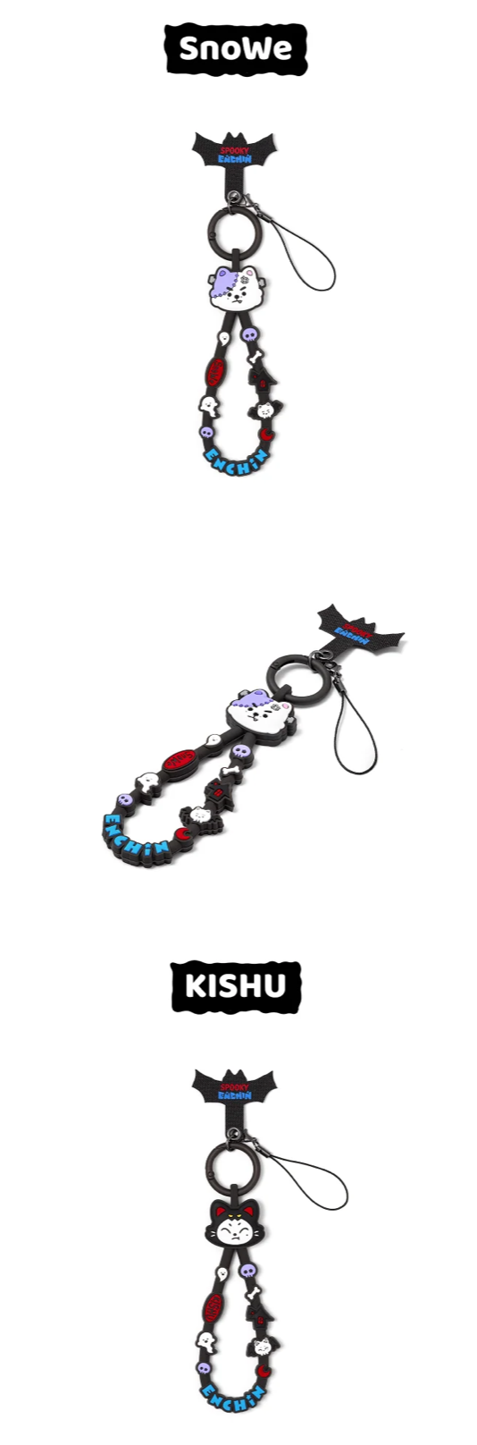 [PREORDER] [SHIPS IN NOV-DEC] ENHYPEN - 'SPOOKY ENCHIN' OFFICIAL MD - BAND KEYRING (Member Choice)