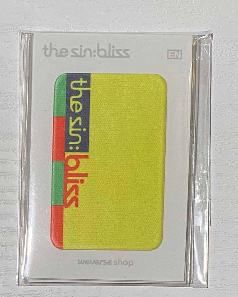 ENHYPEN ‘THE SIN : BLISS’ Weverse Shop POB Stick-On Logo Screen Cleaner