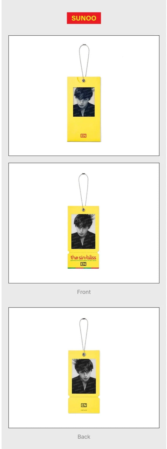 [PREORDER] [SHIPS IN OCT-NOV] ENHYPEN - THE SIN : BLISS POP UP OFFICIAL MD FILM PHOTO KEYRING (Member Choice)