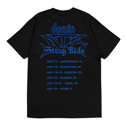 dominate TOUR T-SHIRT - BLACK