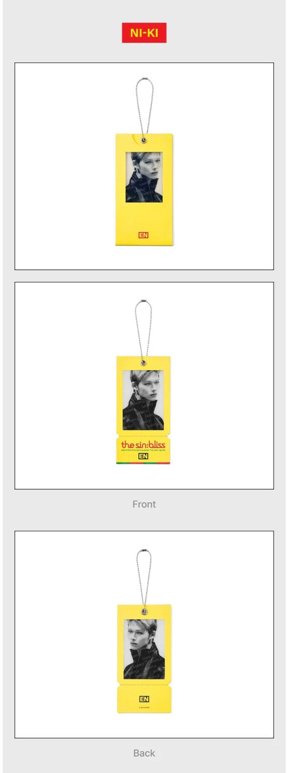 [PREORDER] [SHIPS IN OCT-NOV] ENHYPEN - THE SIN : BLISS POP UP OFFICIAL MD FILM PHOTO KEYRING (Member Choice)