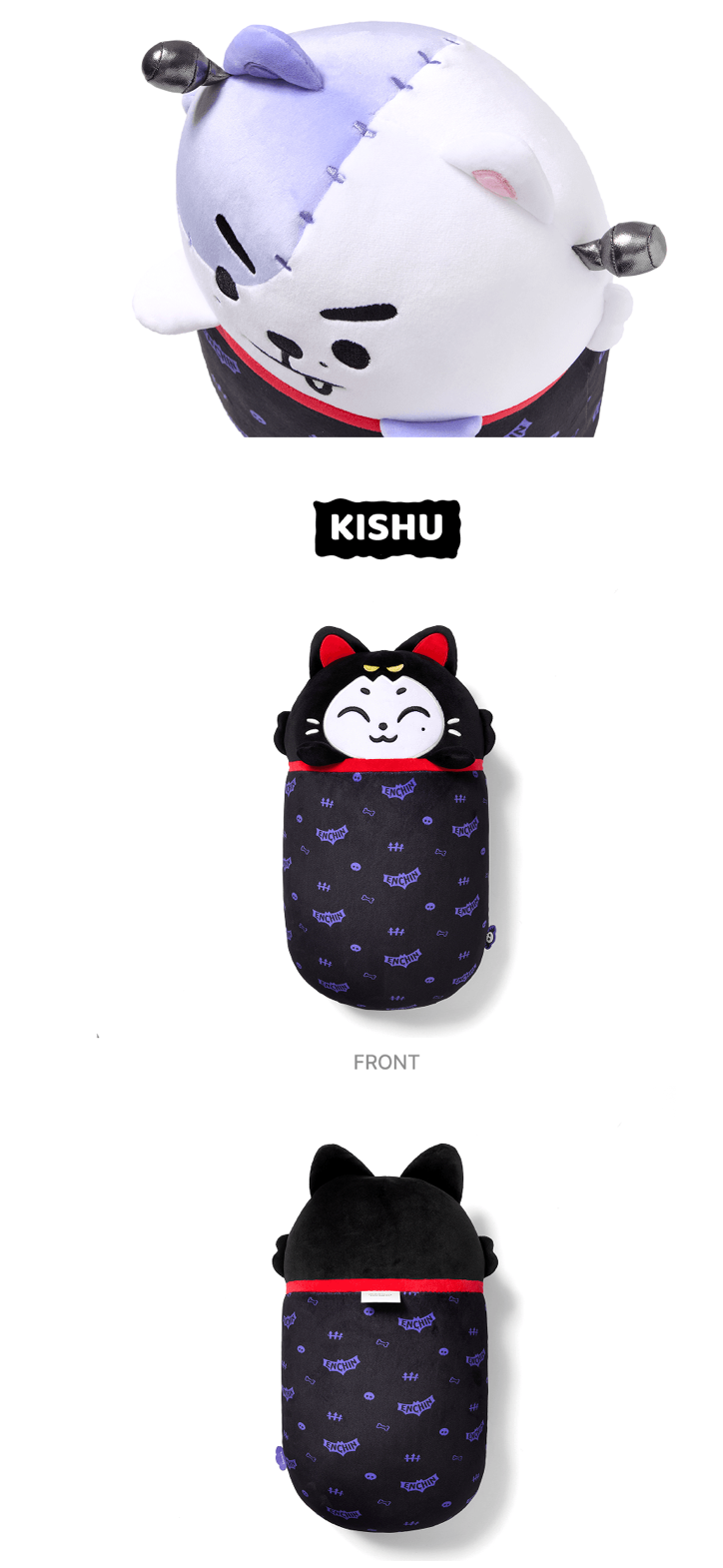 [PREORDER] [SHIPS IN NOV-DEC] ENHYPEN - 'SPOOKY ENCHIN' OFFICIAL MD - PLUSH PILLOW (Member Choice)