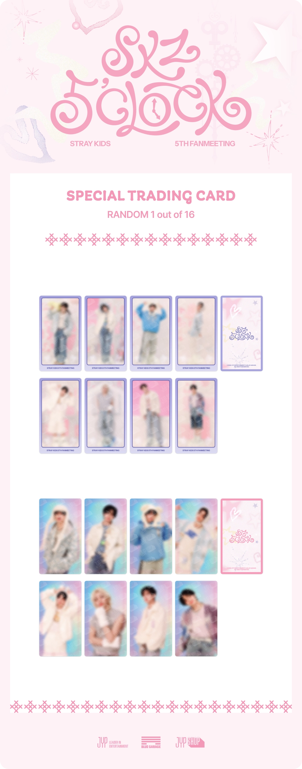 [PRE-ORDER] Stray Kids - [SKZ 5'CLOCK] MD Special Trading Card