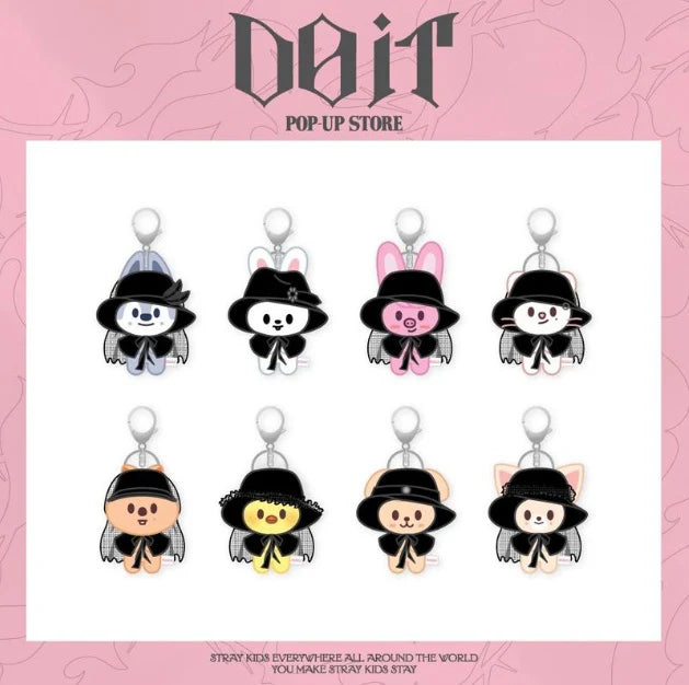 Stray Kids [DO IT POP-UP STORE] SKZOO Costume Magnet Plush Keyring (Member Choice)