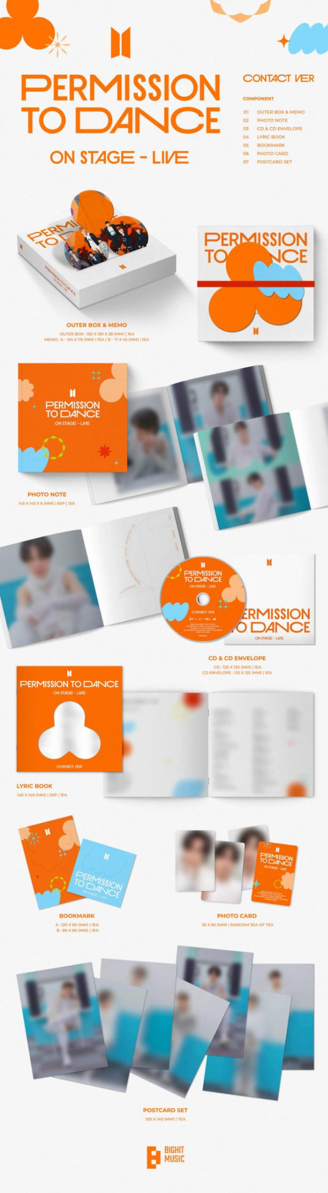 [Preorder] BTS – PERMISSION TO DANCE ON STAGE – LIVE Album (Random Ver.)