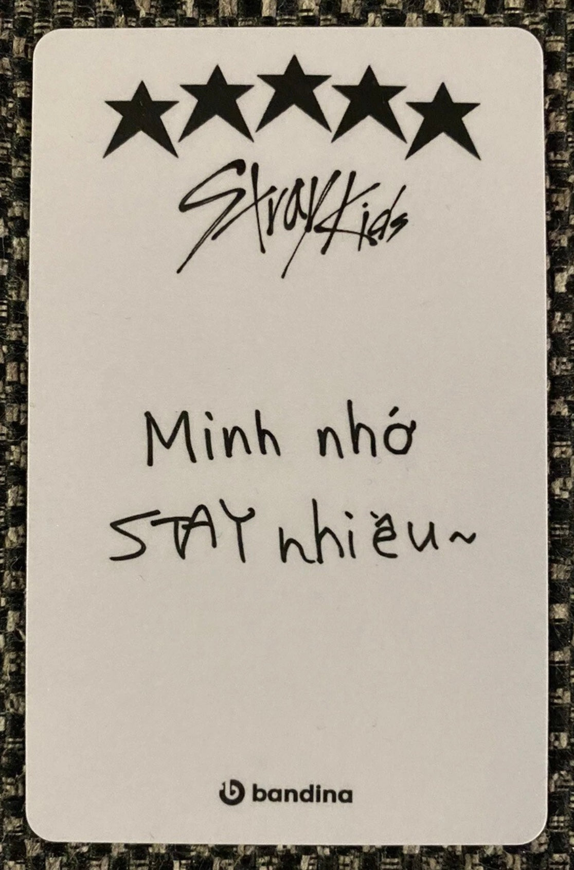 Stray Kids Hyunjin 5-STAR Bandina POB PVC Photocard