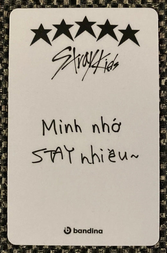 Stray Kids Hyunjin 5-STAR Bandina POB PVC Photocard