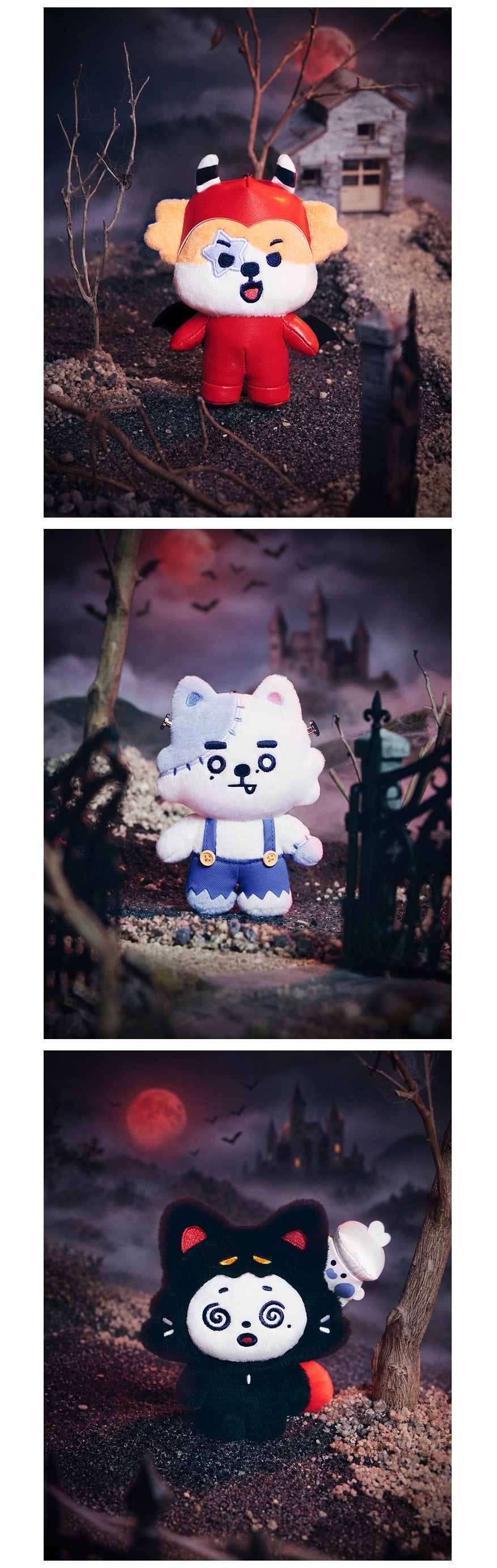 [PREORDER] [SHIPS IN NOV-DEC] ENHYPEN - 'SPOOKY ENCHIN' OFFICIAL MD - PLUSH KEYRING (Member Choice)