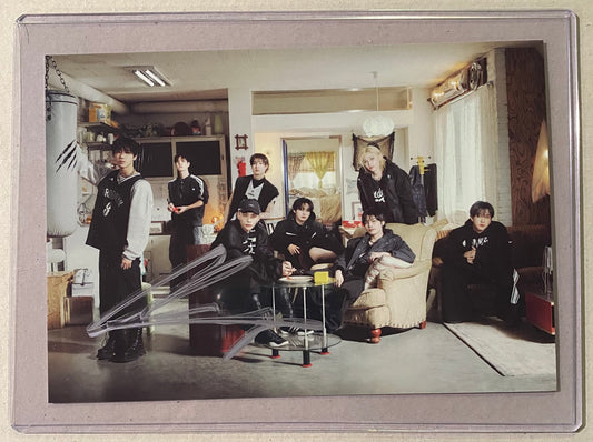 Stray Kids Bang Chan SIGNED Karma Postcard US Exclusive