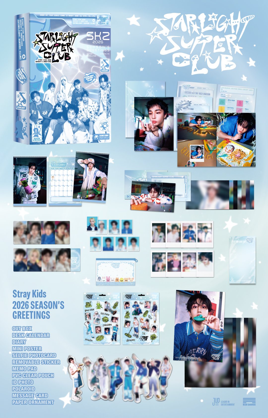 [PREORDER] Stray Kids 2026 Season’s Greetings [STARLIGHT SUPPER CLUB] (POB Choice)