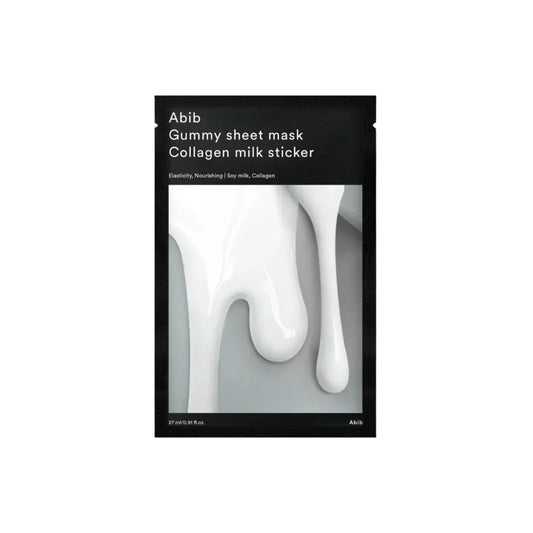 ABIB – Gum Sheet Mask Collagen Milk Sticker, 1ea