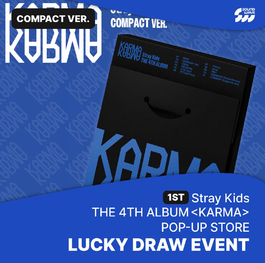 Stray Kids - [SOUNDWAVE LUCKY DRAW WEEK 1] 4TH ALBUM [KARMA] (COMPACT VER.)