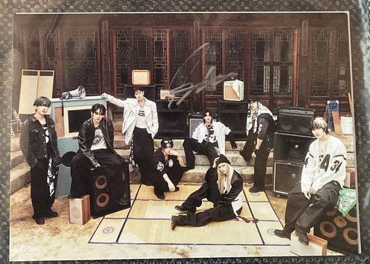 Stray Kids Seungmin SIGNED Hop Postcard US Exclusive