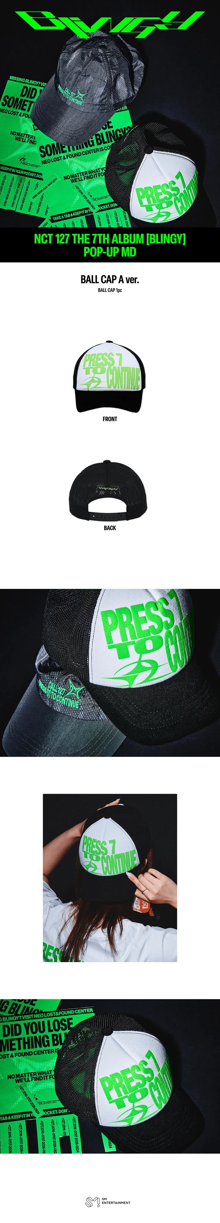 [PREORDER] [SHIPS IN DEC 2026-JAN 2027] NCT 127 - 'BLING POP UP OFFICIAL MD' CAP A Ver.