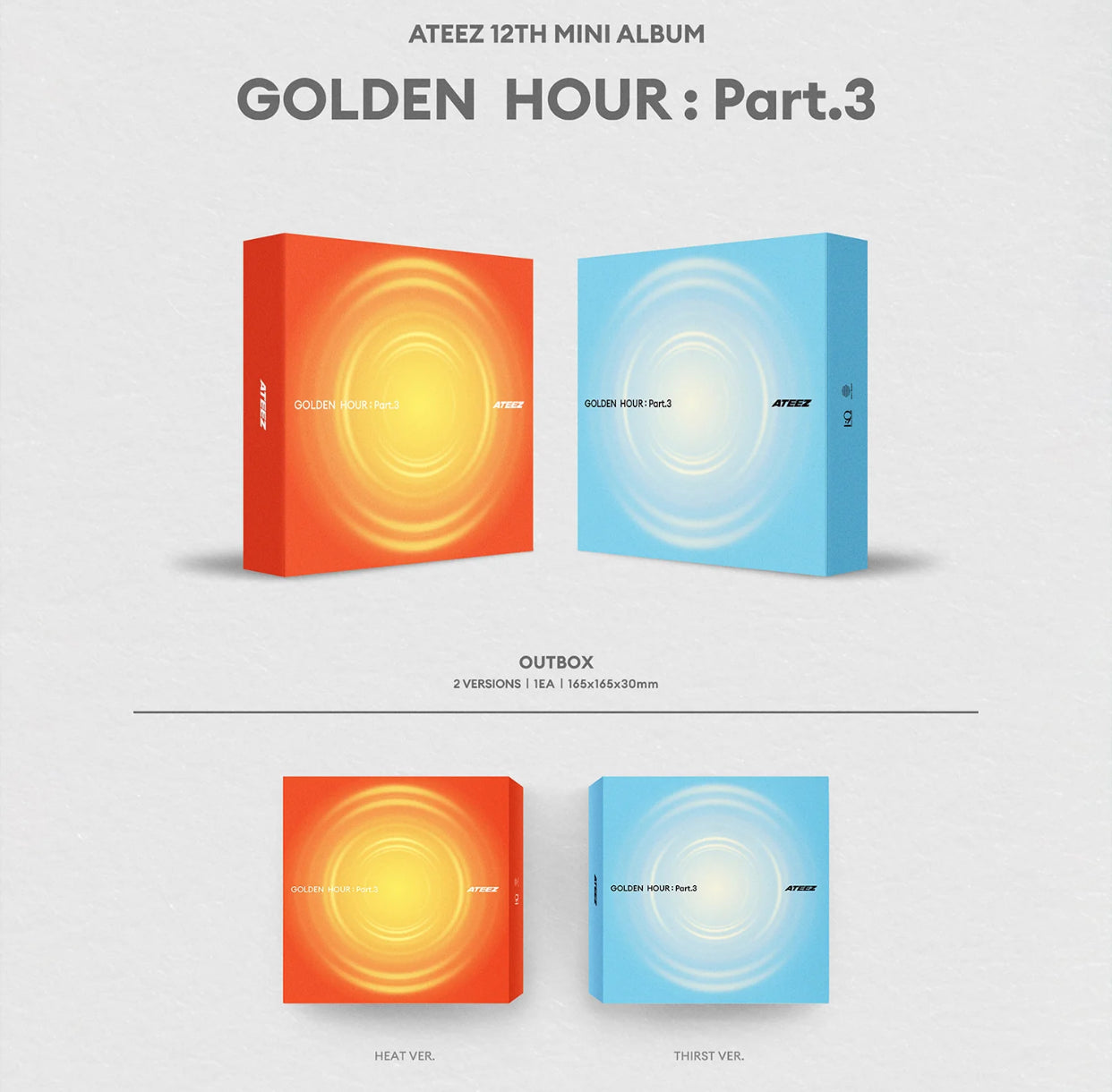 [Preorder] ATEEZ - GOLDEN HOUR: Part. 3 Version Choice [Europe Pop-Up Exclusive]