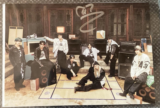 Stray Kids I.N SIGNED Hop Postcard US Exclusive