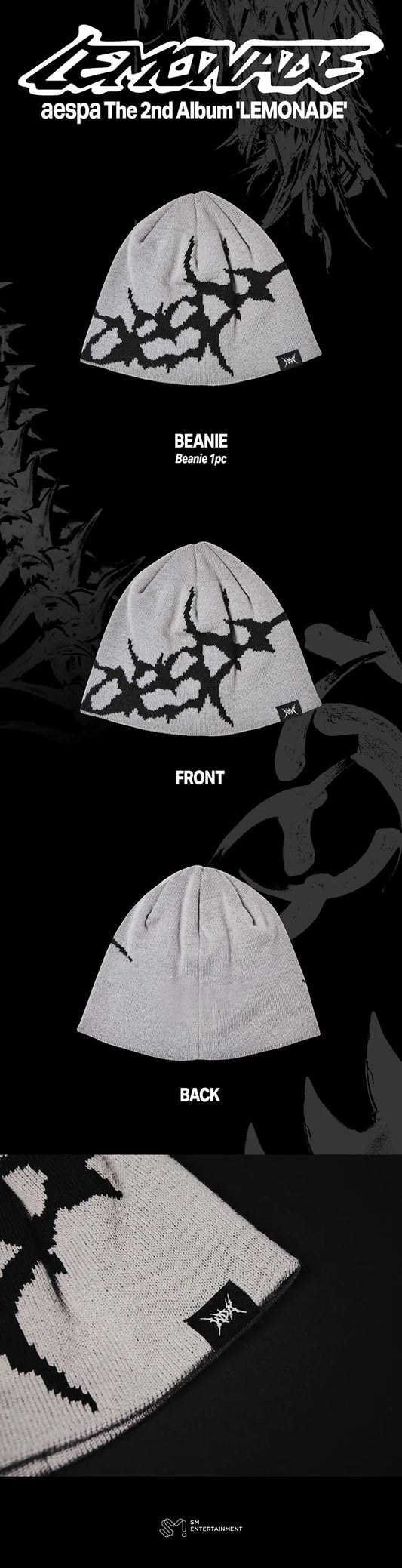 [PREORDER] [SHIPS IN SEPT-NOV] AESPA - [AESPA WEEK MAKE IT LEMONADE OFFICIAL MD] BEANIE