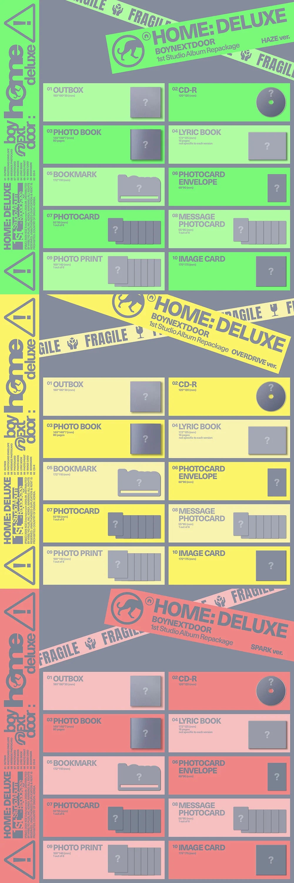 [PREORDER] [SHIPS IN OCT-NOV 2026] BOYNEXTDOOR - 'HOME:DELUXE 1ST STUDIO REPACKAGE' STANDARD (Random)