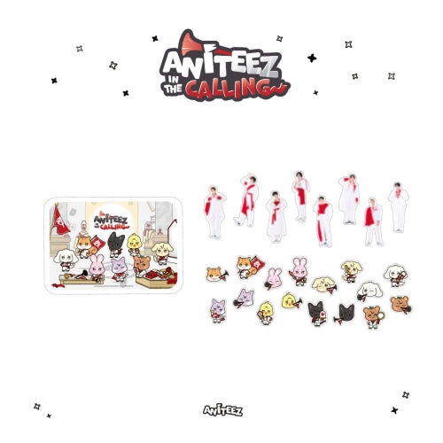 [ATEEZ X ANITEEZ] ANITEEZ IN THE CALLING MD Tin Case Sticker Set