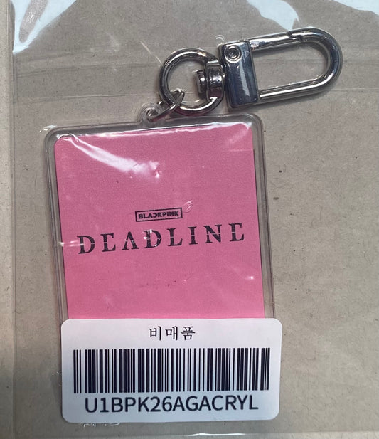 BLACKPINK Deadline Jisoo Weverse POB Acrylic Keychain