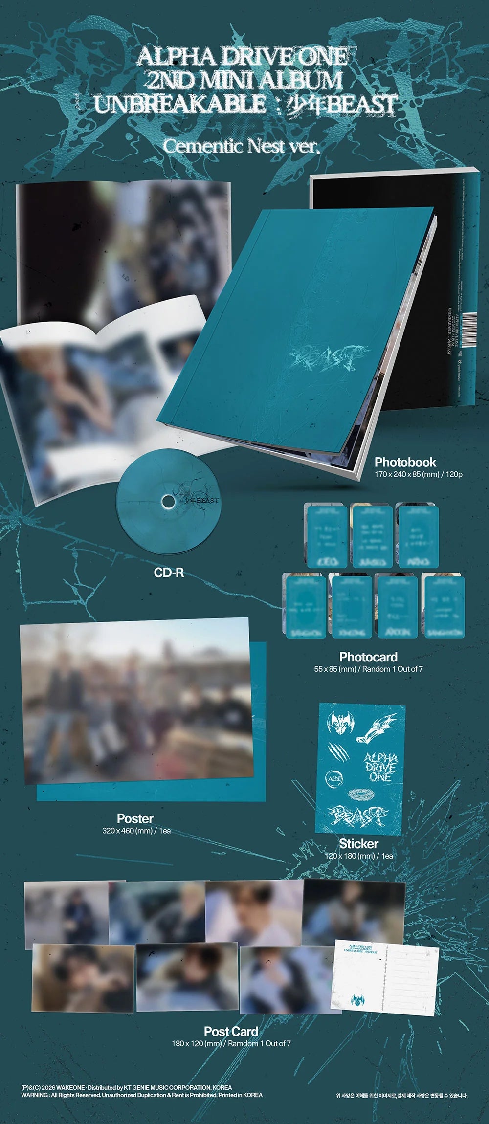 [PREORDER] [SHIPS IN SEPT-OCT] ALPHA DRIVE ONE - UNBREAKABLE : BOY BEAST CEMENTIC NEST Ver.