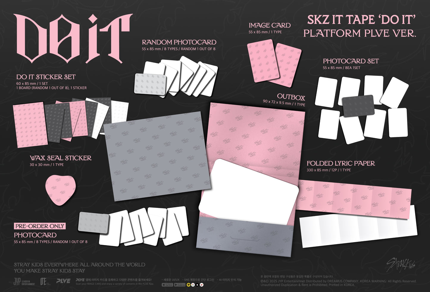 [PREORDER] Stray Kids SKZ IT TAPE ‘DO IT’ Platform PLVE Ver.