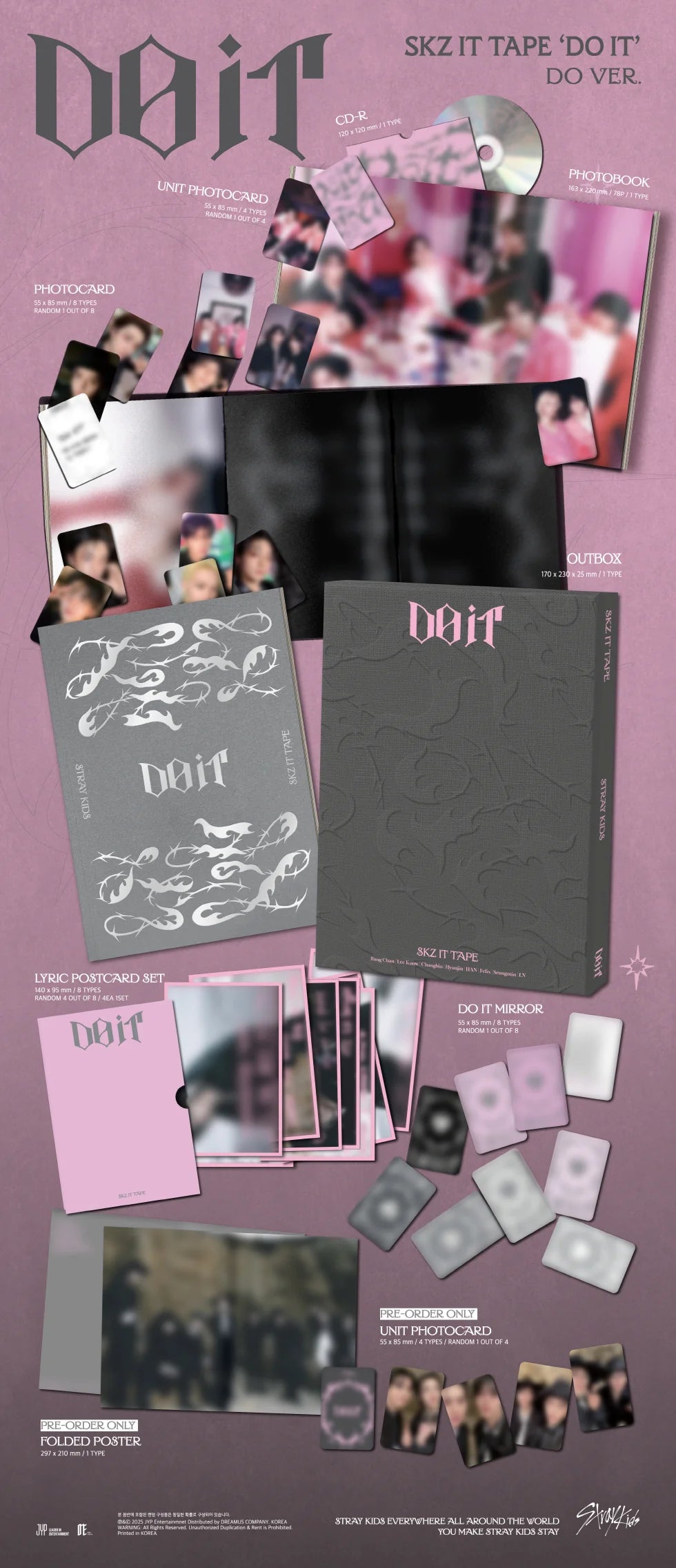 Stray Kids SKZ IT TAPE ‘DO IT’ DO Ver. (Limited)