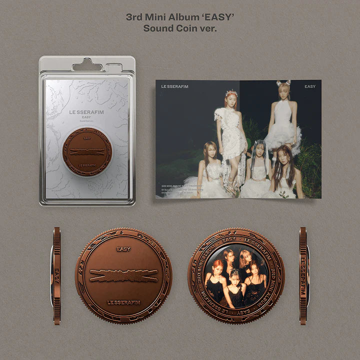 [PREORDER] [SHIPS IN AUG-SEPT] LE SSERAFIM - SOUND COIN VER ALBUM WEVERSE SHOP GIFT (Version Choice)