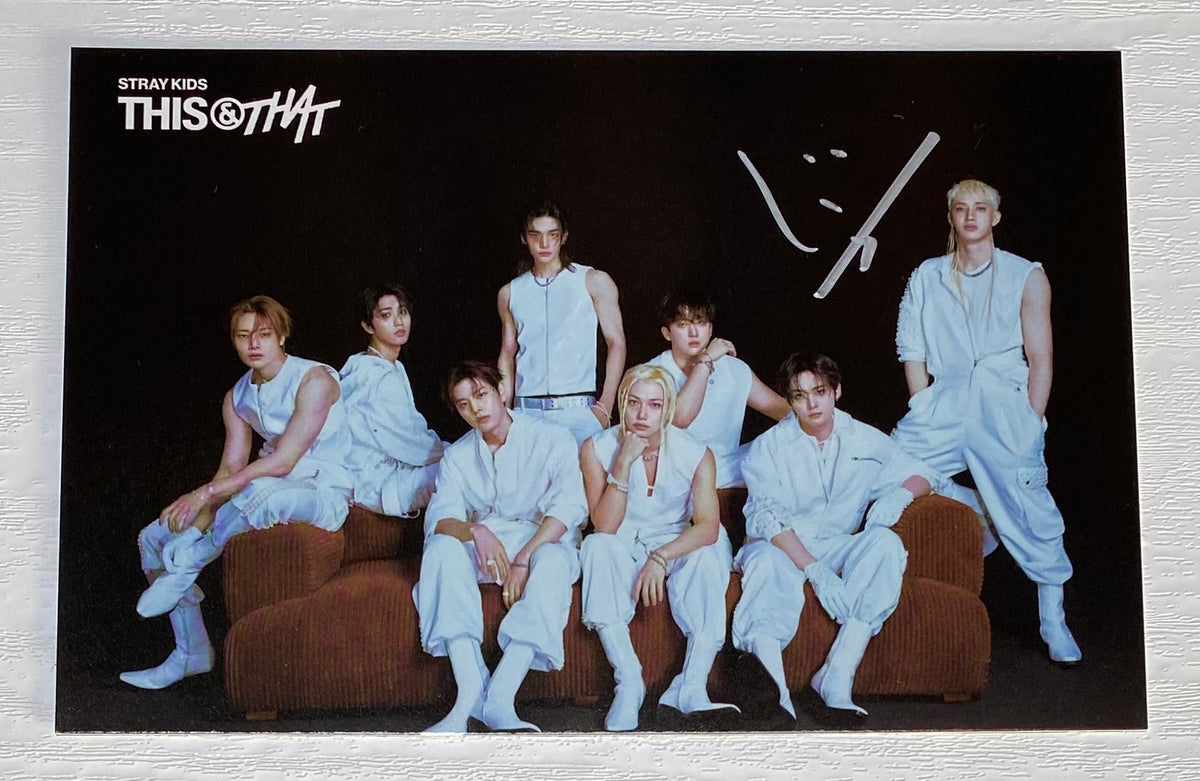 Stray Kids Changbin SIGNED ‘THIS & THAT’ Postcard US Exclusive