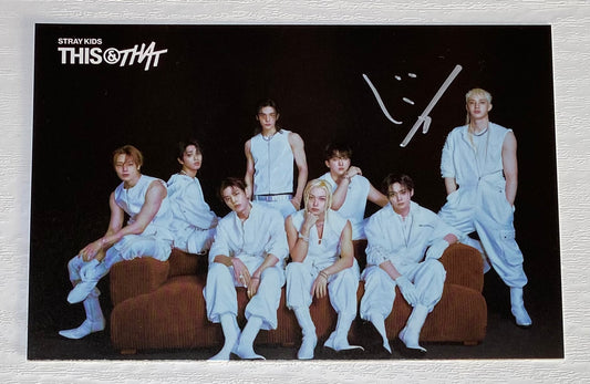 Stray Kids Changbin SIGNED ‘THIS & THAT’ Postcard US Exclusive