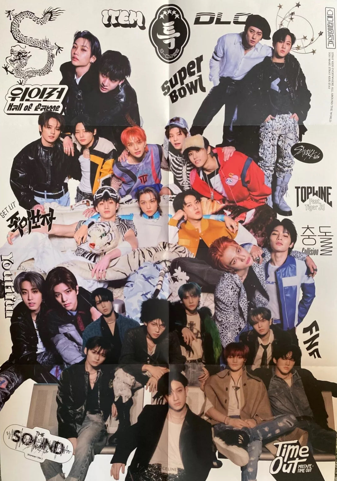 STRAY KIDS 5 STAR (★★★★★) Group Folded Poster Limited Ver