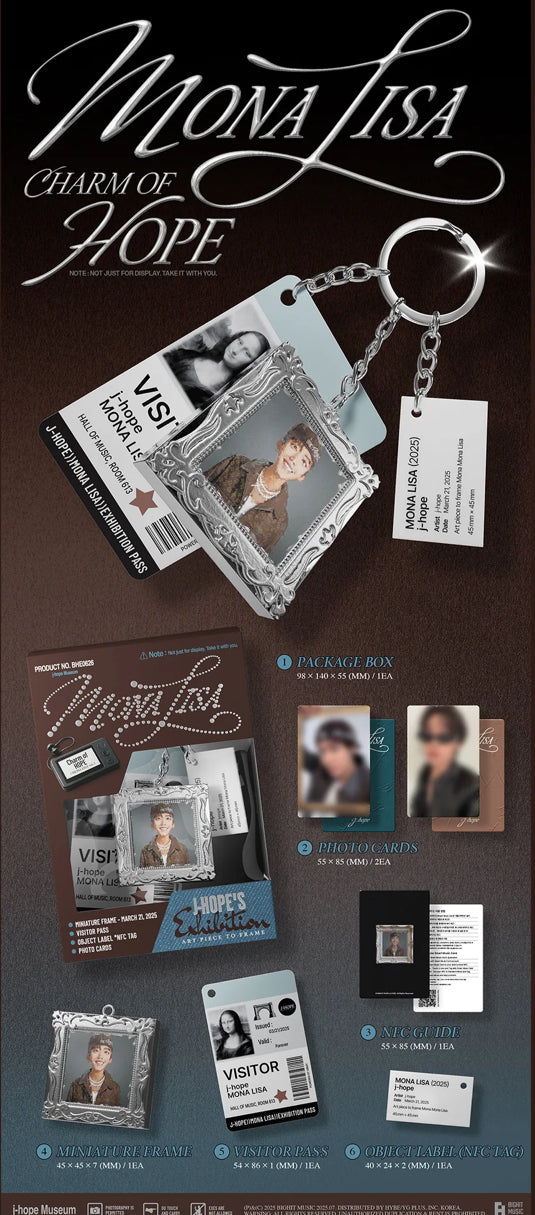 [Preorder] J-HOPE - CHARM OF HOPE (Mona Lisa Ver.)