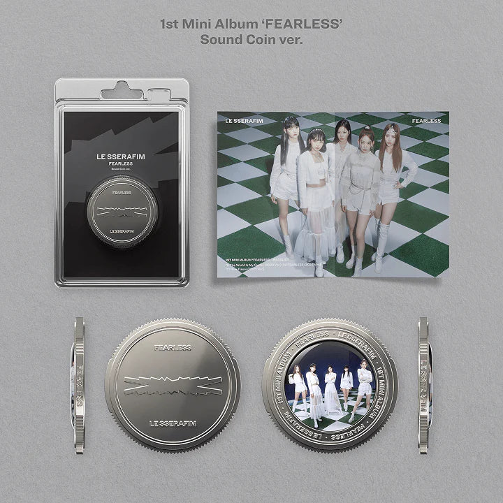 [PREORDER] [SHIPS IN AUG-SEPT] LE SSERAFIM - SOUND COIN VER ALBUM WEVERSE SHOP GIFT (Version Choice)