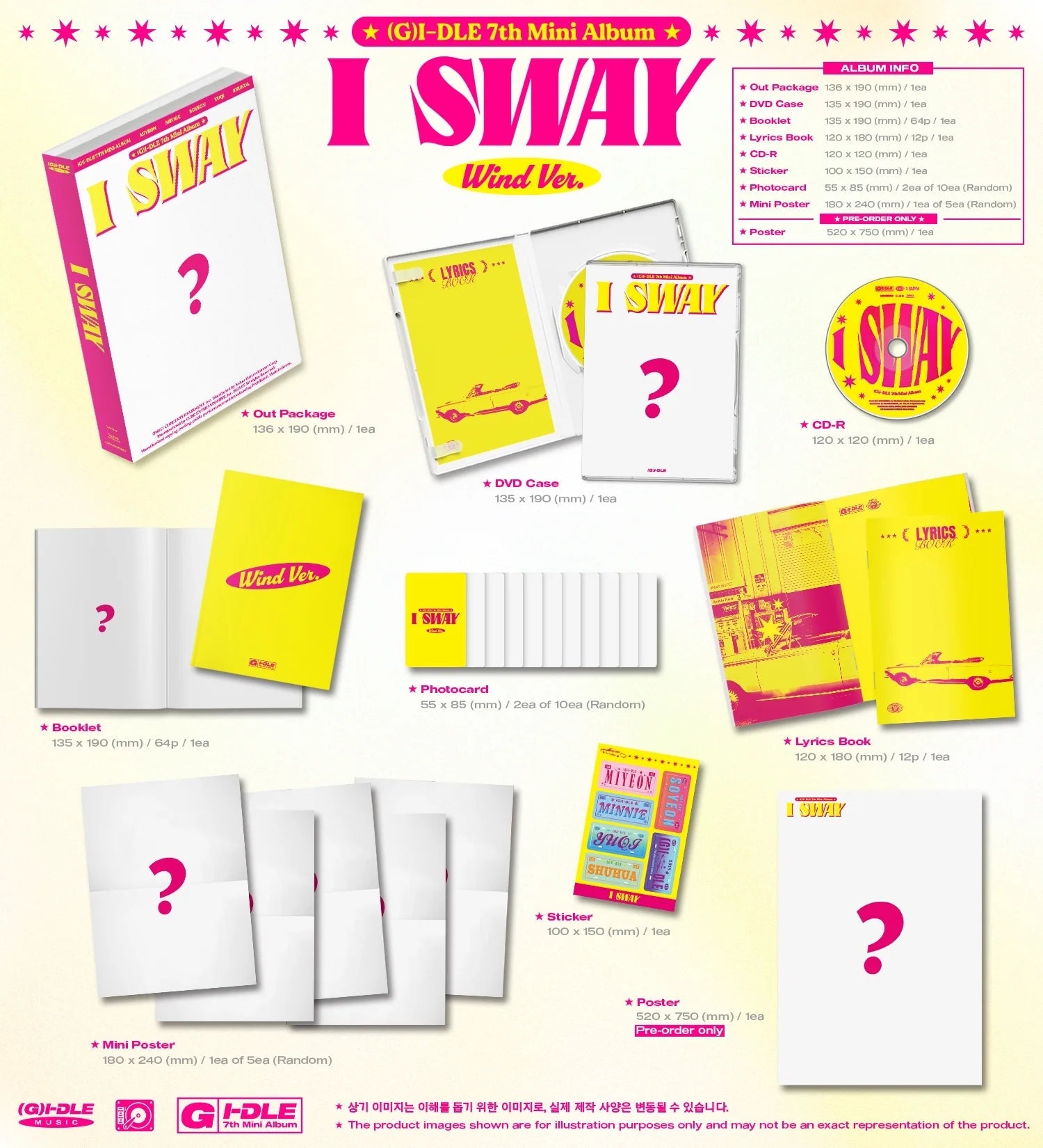 (G)I-DLE - [I SWAY] (7TH MINI ALBUM)