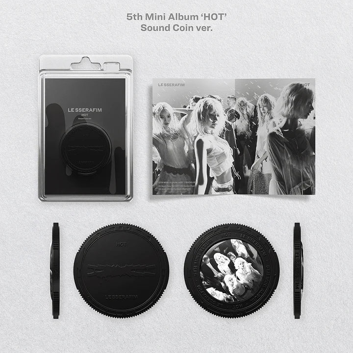 [PREORDER] [SHIPS IN AUG-SEPT] LE SSERAFIM - SOUND COIN VER ALBUM WEVERSE SHOP GIFT (Version Choice)