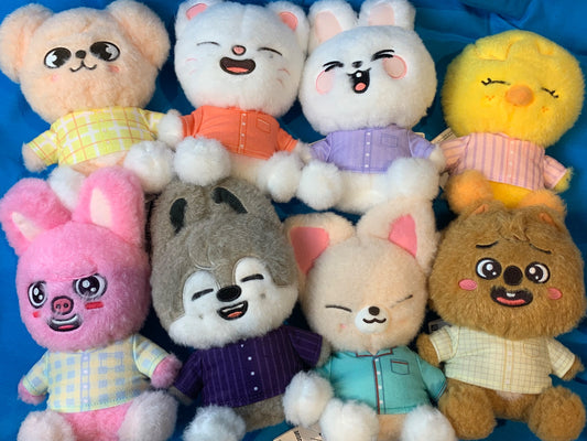 [ON DEMAND] [SHIPS IN 3-5 WEEKS] Stray Kids - SKZOO X GiGO SUMMER CAMPAIGN OFFICIAL CRANE GAME PRIZE - SKZOO FLUFFY BOA PAJAMA PLUSH (Skzoo Choice)