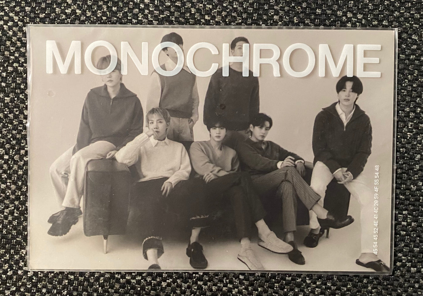 BTS - [BTS POP-UP : MONOCHROME] Printed Photo